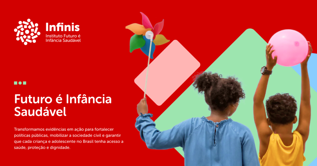Captura de tela da interface do projeto Futuro é Infância Saudável | Infinis